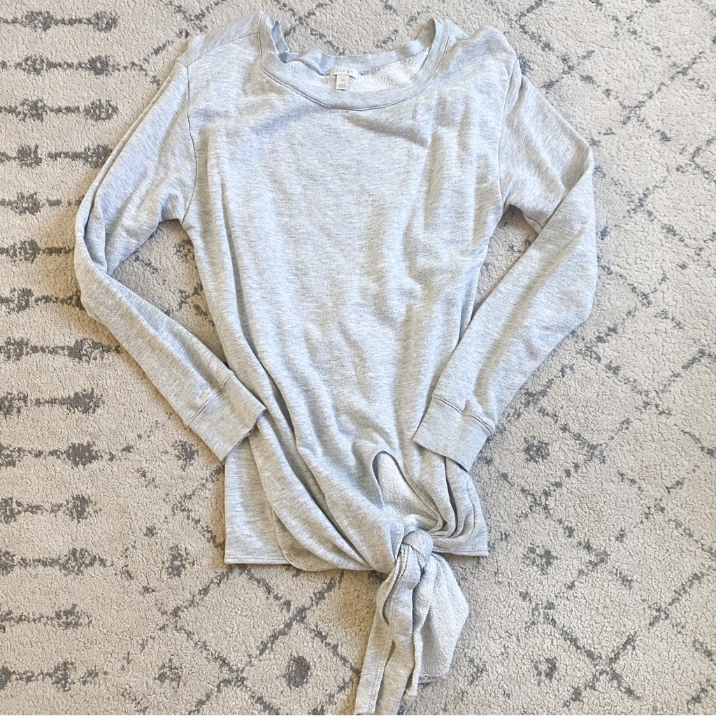 Hinge Tie Front Pullover
